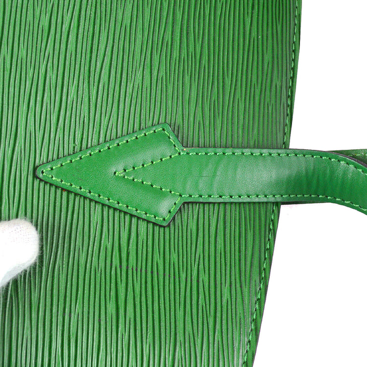 Louis Vuitton Borneo Green Epi Leather Saint Jacques PM Tote Louis