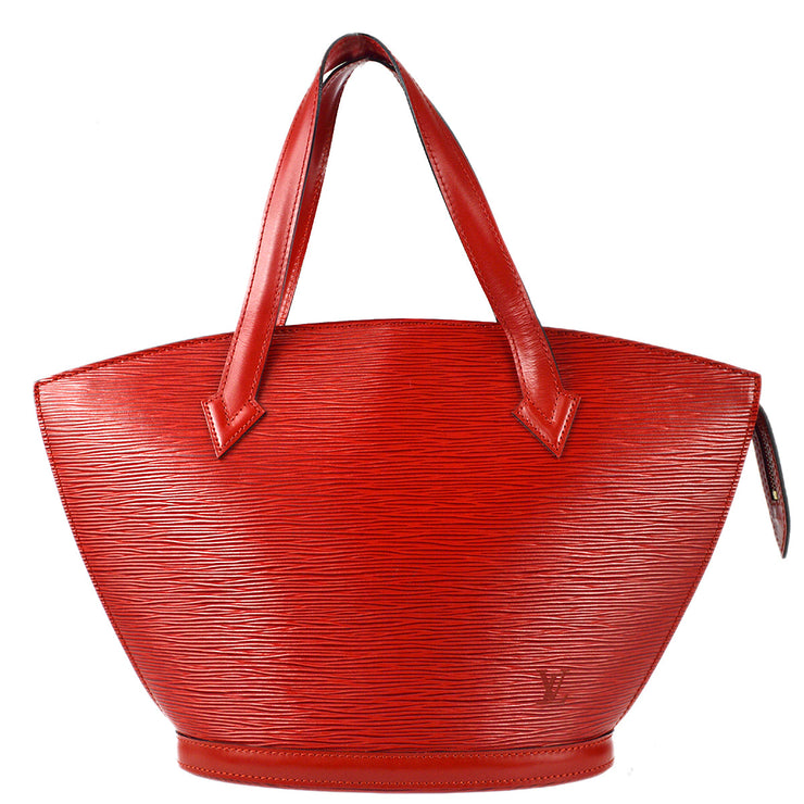 Louis Vuitton LOUIS VUITTON Epi Saint-Jacques Handbag Castilian Red M52277
