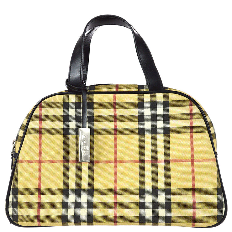 Burberry Beige Burberry Check Handbag – AMORE Vintage Tokyo