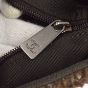 Chanel 2000-2001 Brown Sheepskin Tote Handbag