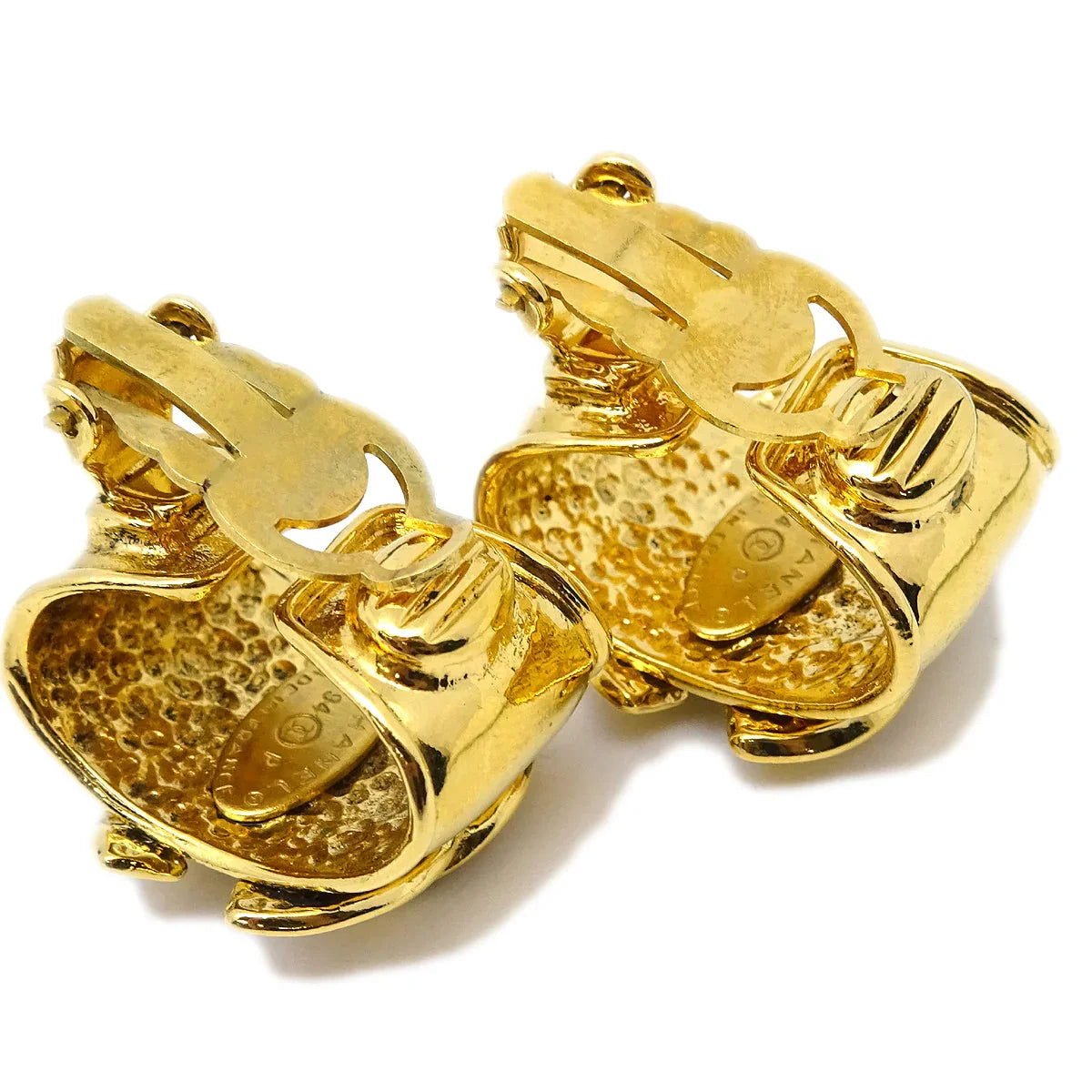 Chanel Earrings Clip-On Gold