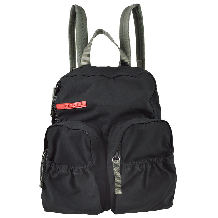Prada Sport Black Nylon Backpack – AMORE Vintage Tokyo