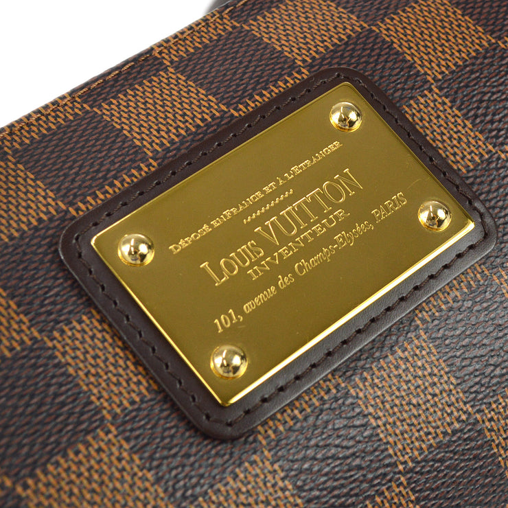 Louis Vuitton DAMIER Monogram 2WAY Leather Elegant Style Logo