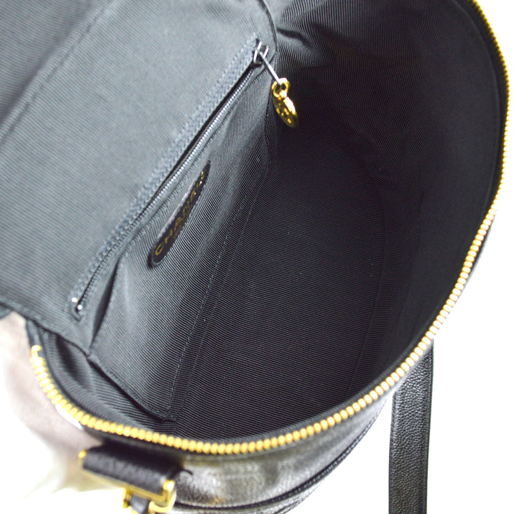 CHANEL 1996-1997 Black Lambskin Chevron Top Handle Bag – AMORE Vintage Tokyo