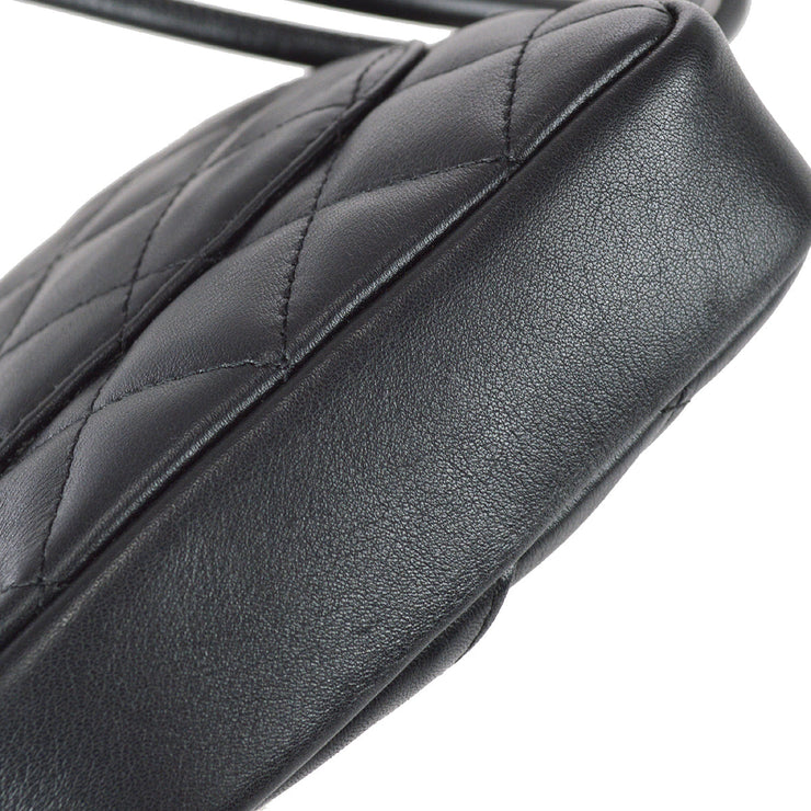 Chanel 2004-2005 Cambon Ligne Shoulder Bag Black Calfskin – AMORE