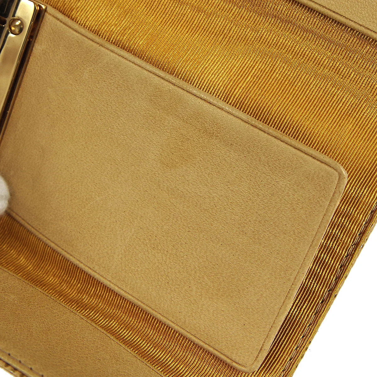 Chanel 2003-2004 Beige Caviar Timeless Key Case