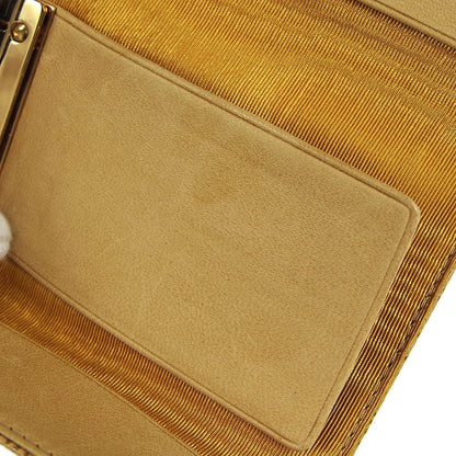 Chanel 2003-2004 Beige Caviar Timeless Key Case