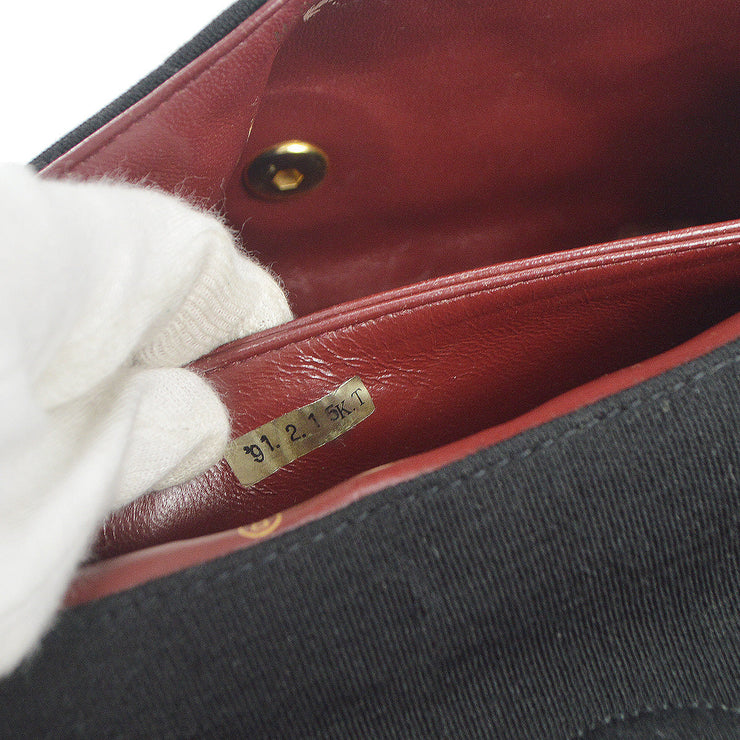 CHANEL Mini Pouch Black Straw Bag Charm – AMORE Vintage Tokyo