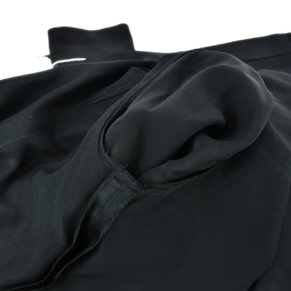 Chanel Ribbon Blouse Shirt Black 94A #40