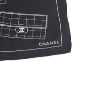 Chanel Icon Scarf Black Small Good