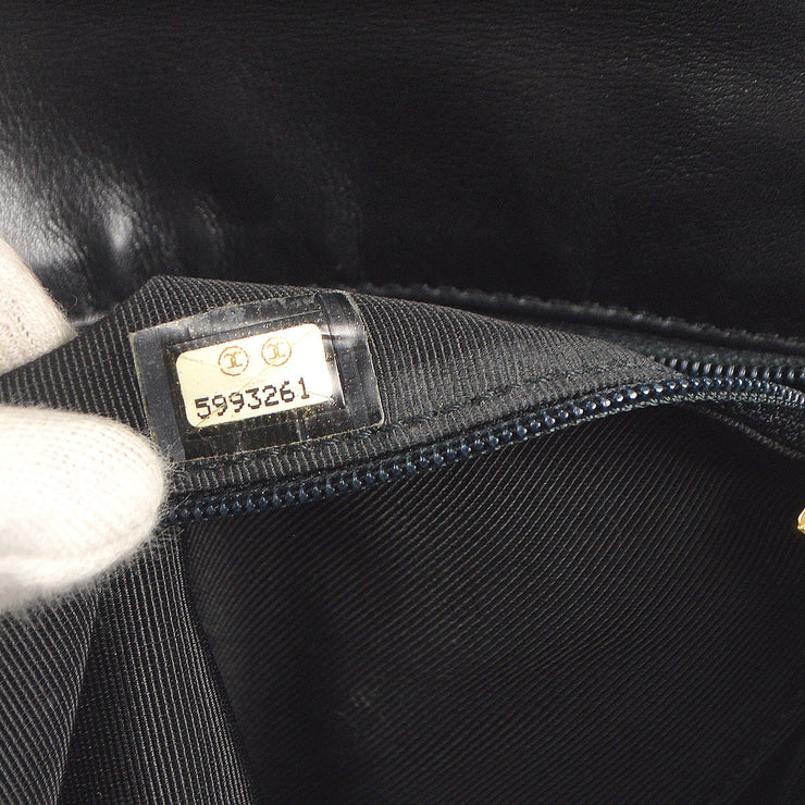 CHANEL 1994 Black Fur Silver Lambskin Gloves #7 – AMORE Vintage Tokyo