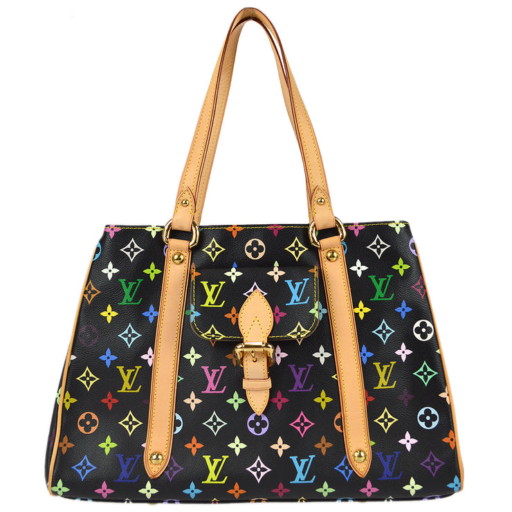 VERY RARE Louis Vuitton LV Monogram Multicolor Fringe Bucket Bag
