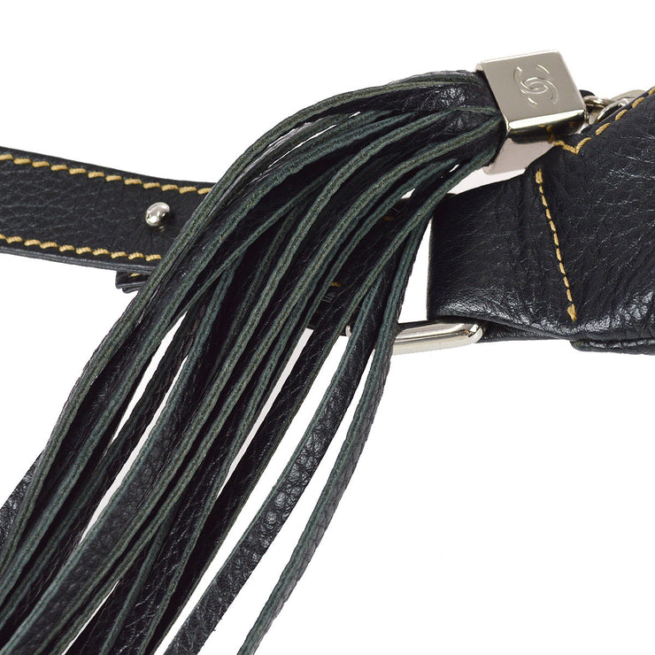 Chanel Black Leather Fringe Tote Handbag – AMORE Vintage Tokyo