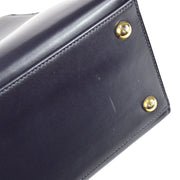 Hermes 1999 Navy Box Calf Dalvy 30
