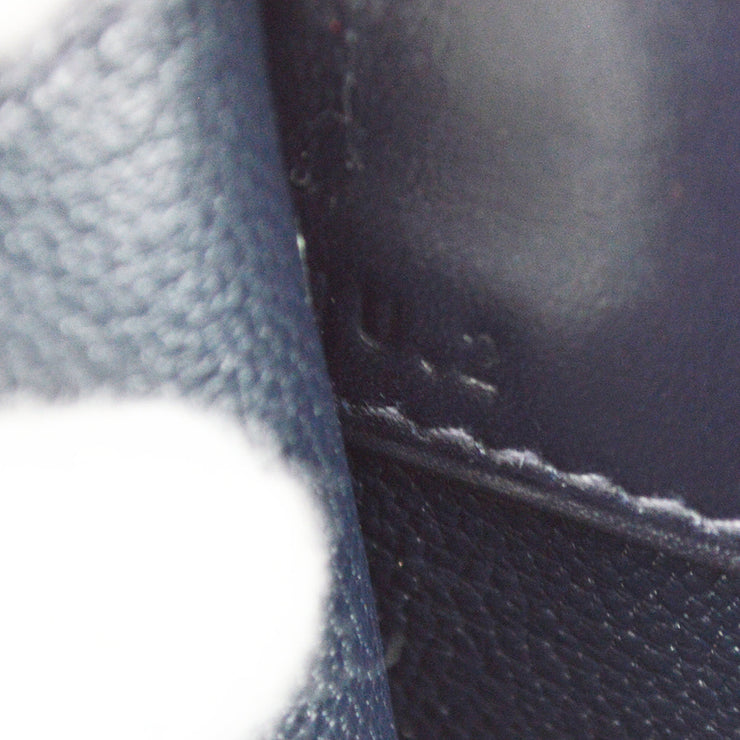 Hermes 1999 Navy Box Calf Dalvy 30