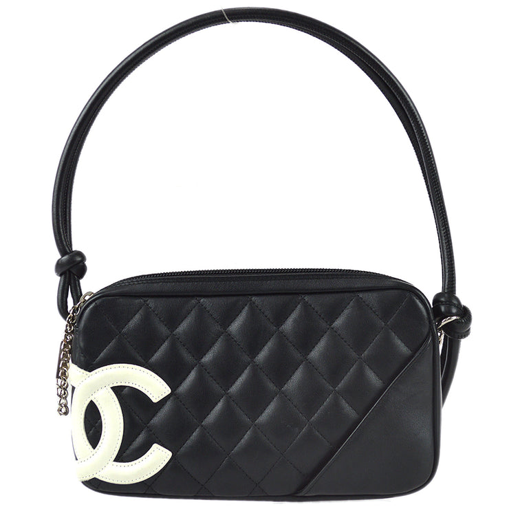 Chanel 2004-2005 Black Calfskin Cambon Ligne Handbag – AMORE Vintage Tokyo