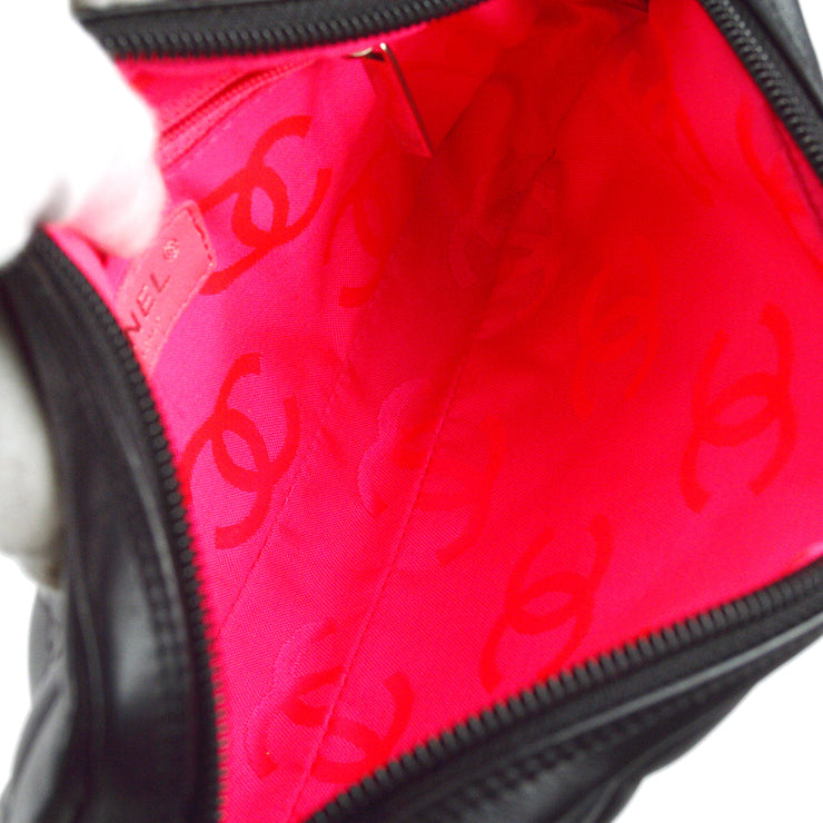 Chanel 2006-2008 Cambon Ligne Handbag Black Calfskin – AMORE