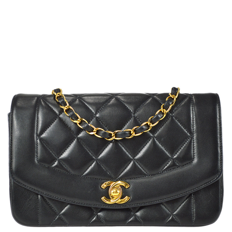 Chanel Medium Diana Flap Bag - Blue Crossbody Bags, Handbags
