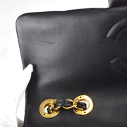 Chanel 1994-1996 Black Lambskin Maxi Classic Flap Bag