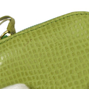 Christian Dior Green Coin Case Purse Wallet