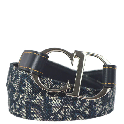 Christian Dior 2004 Navy Trotter Belt #85