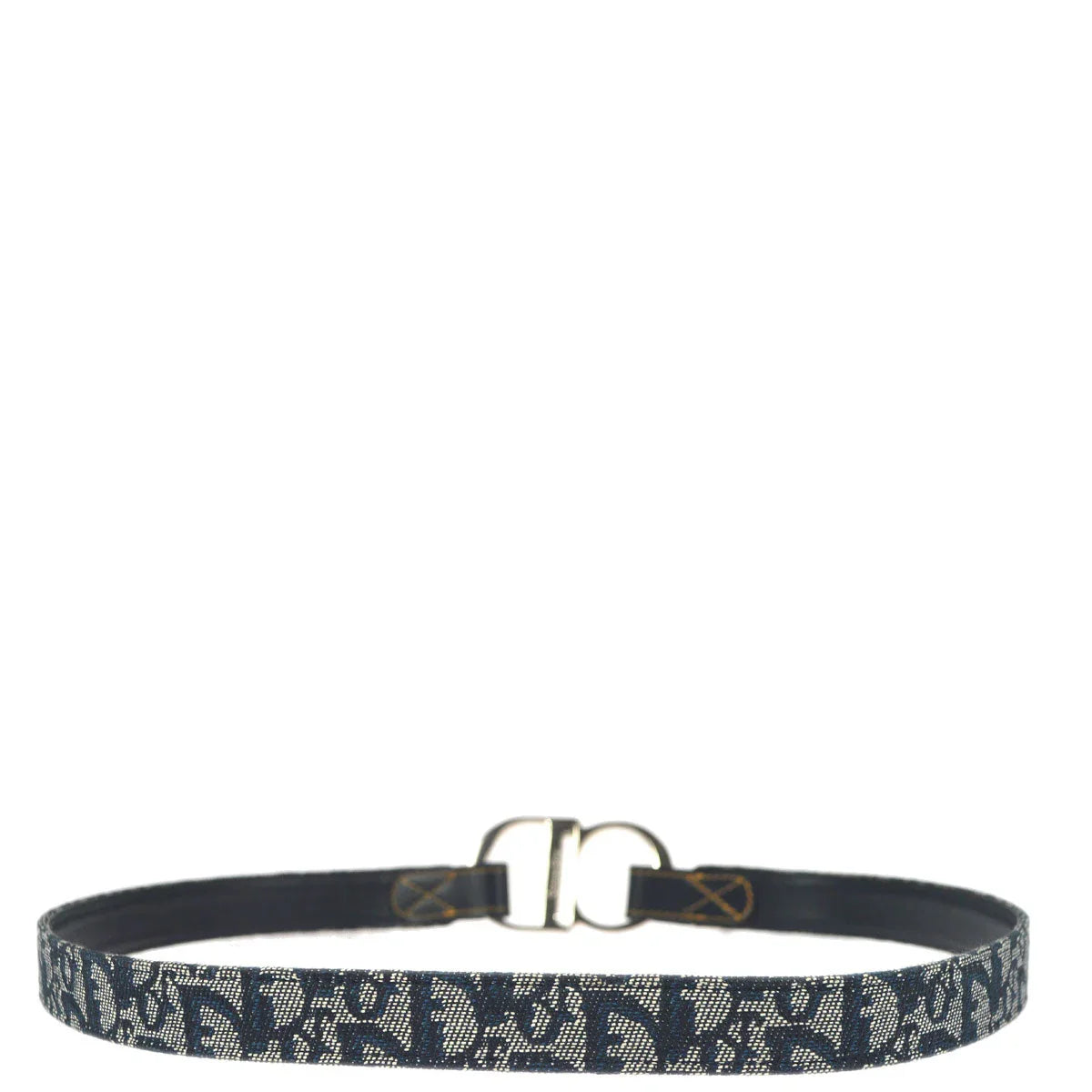 Christian Dior 2004 Navy Trotter Belt #85