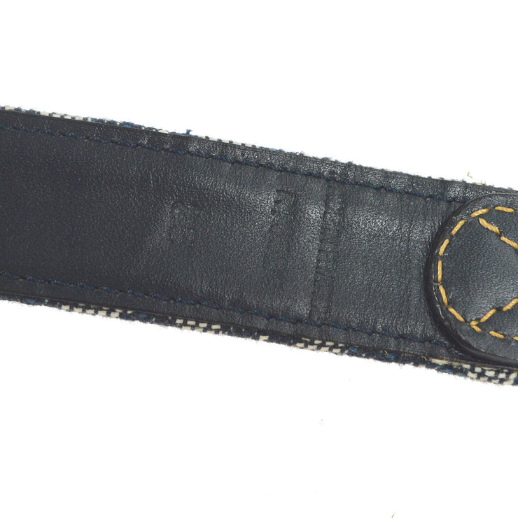 Christian Dior 2004 Navy Trotter Belt #85