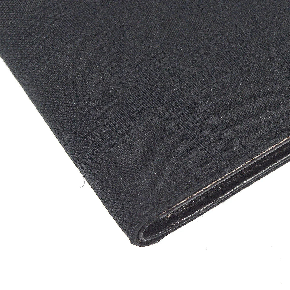 Chanel 2001-2003 Black New Travel Line Bifold Wallet Purse