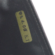 Chanel 2001-2003 Black New Travel Line Bifold Wallet Purse