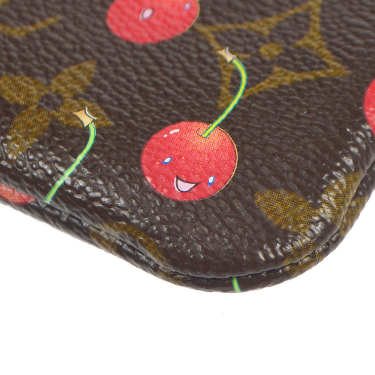 LOUIS VUITTON Monogram Cherry Pochette Cles Coin Purse M95042