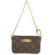 Louis Vuitton Pochette Milla Pm Hand Bag Pouch Monogram M60095