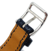 Hermes 2007 Kelly Watch Black Croodile