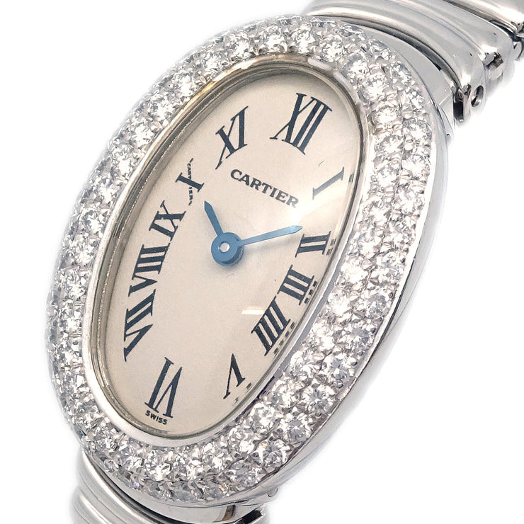 カルティエ ミニベニュワール Ref.2369 腕時計 18KWG ダイヤモンド