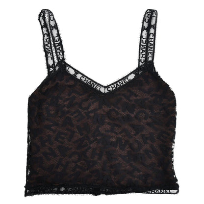 Chanel Lace Camisole Top Black 98A