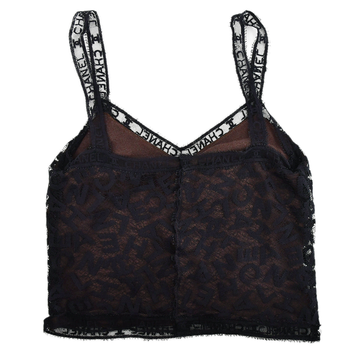 シャネル ブラック キャミソール Chanel Camisole Tops Black 98A – AMORE Vintage Tokyo