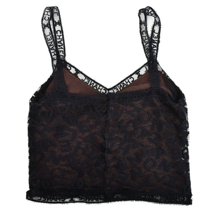 Chanel Lace Camisole Top Black 98A