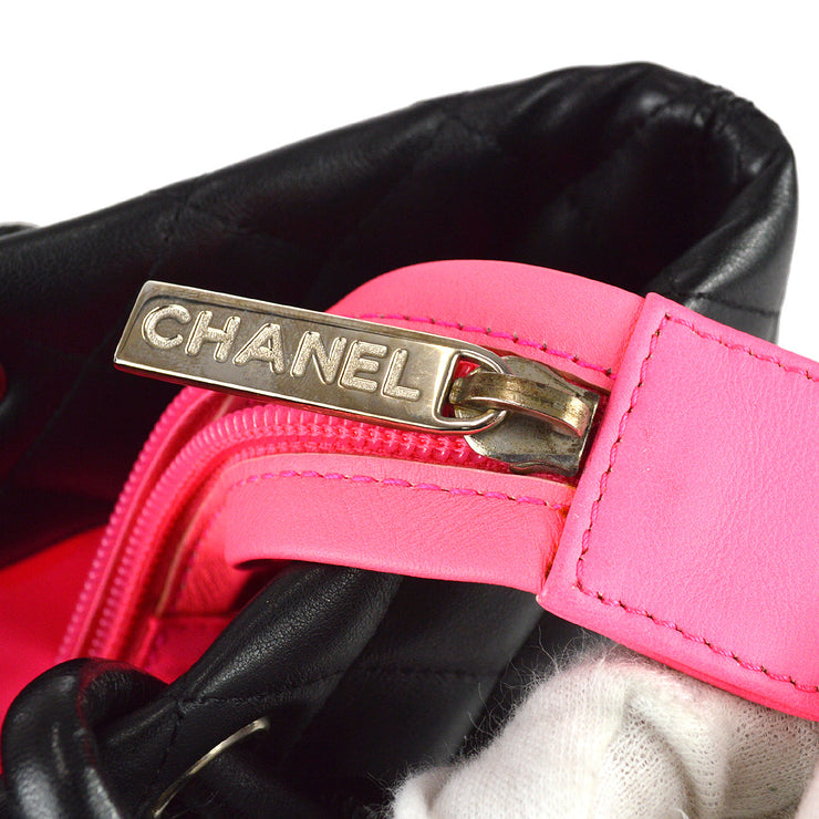 Chanel * Cambon Ligne Bowling Bag Black Calfskin – AMORE Vintage Tokyo