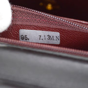 Chanel 1994-1996 Black Lambskin Small Half Flap Bag
