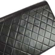 Chanel Black 1994-1996 Lambskin Classic Single Flap Shoulder Bag
