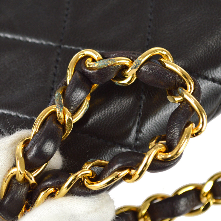 Chanel Classic Flap Shoulder Bag Black Lambskin – AMORE Vintage Tokyo