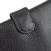 Chanel 1996-1997 Black Caviar Timeless Long Wallet