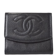 Chanel Black Caviar Coin Purse Wallet