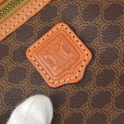 Celine Brown Macadam Vanity Handbag