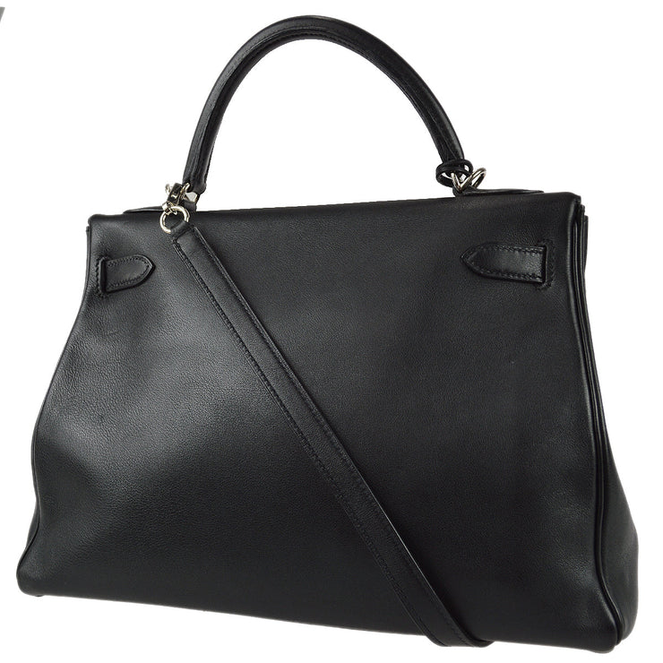 Hermes 2007 Black Swift Kelly 32 Retourne