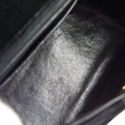Chanel * 1991-1994 Black Velvet Straight Flap Shoulder Bag