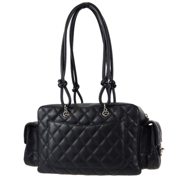 Chanel * 2005-2006 Black Calfskin Cambon Ligne Handbag – AMORE