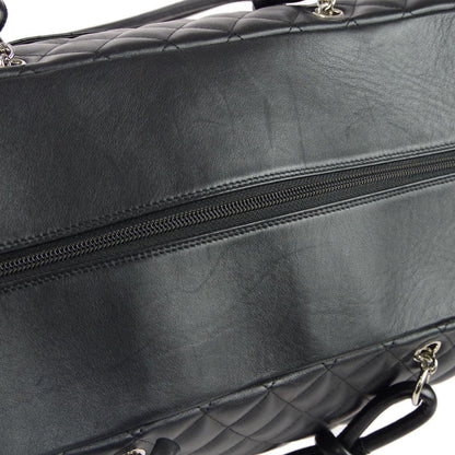 Chanel * 2004-2005 Black Calfskin Cambon Ligne Tote Handbag