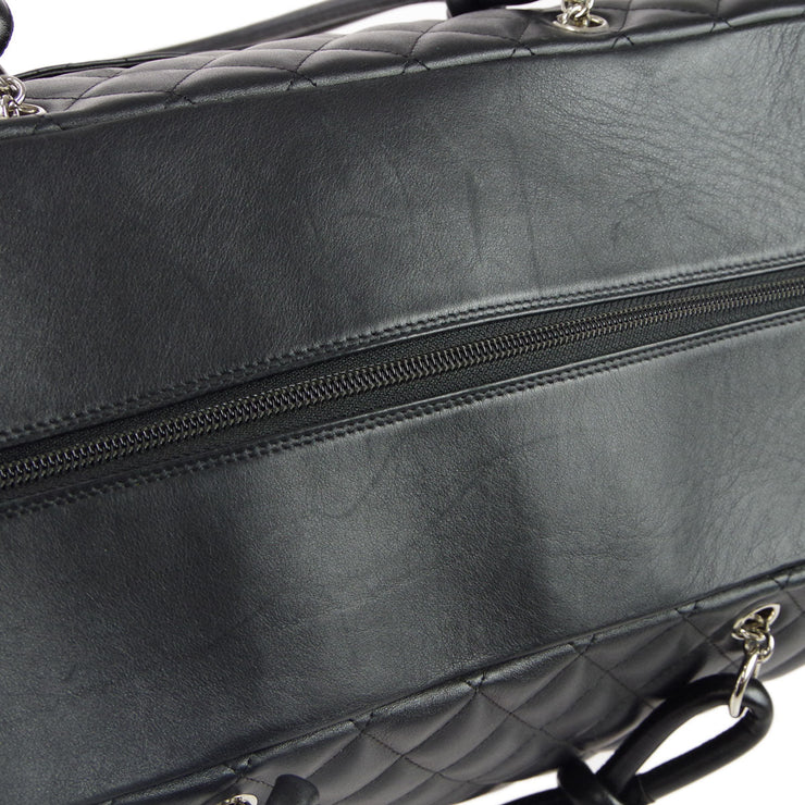 Chanel 2004-2005 Black Calfskin Cambon Ligne Tote Handbag – AMORE Vintage  Tokyo