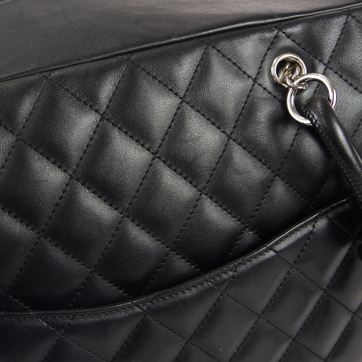 Chanel * Black Calfskin Cambon Ligne Tote Handbag – AMORE Vintage
