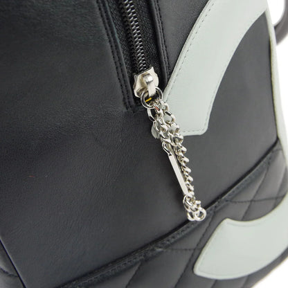Chanel * 2004-2005 Black Calfskin Cambon Ligne Tote Handbag